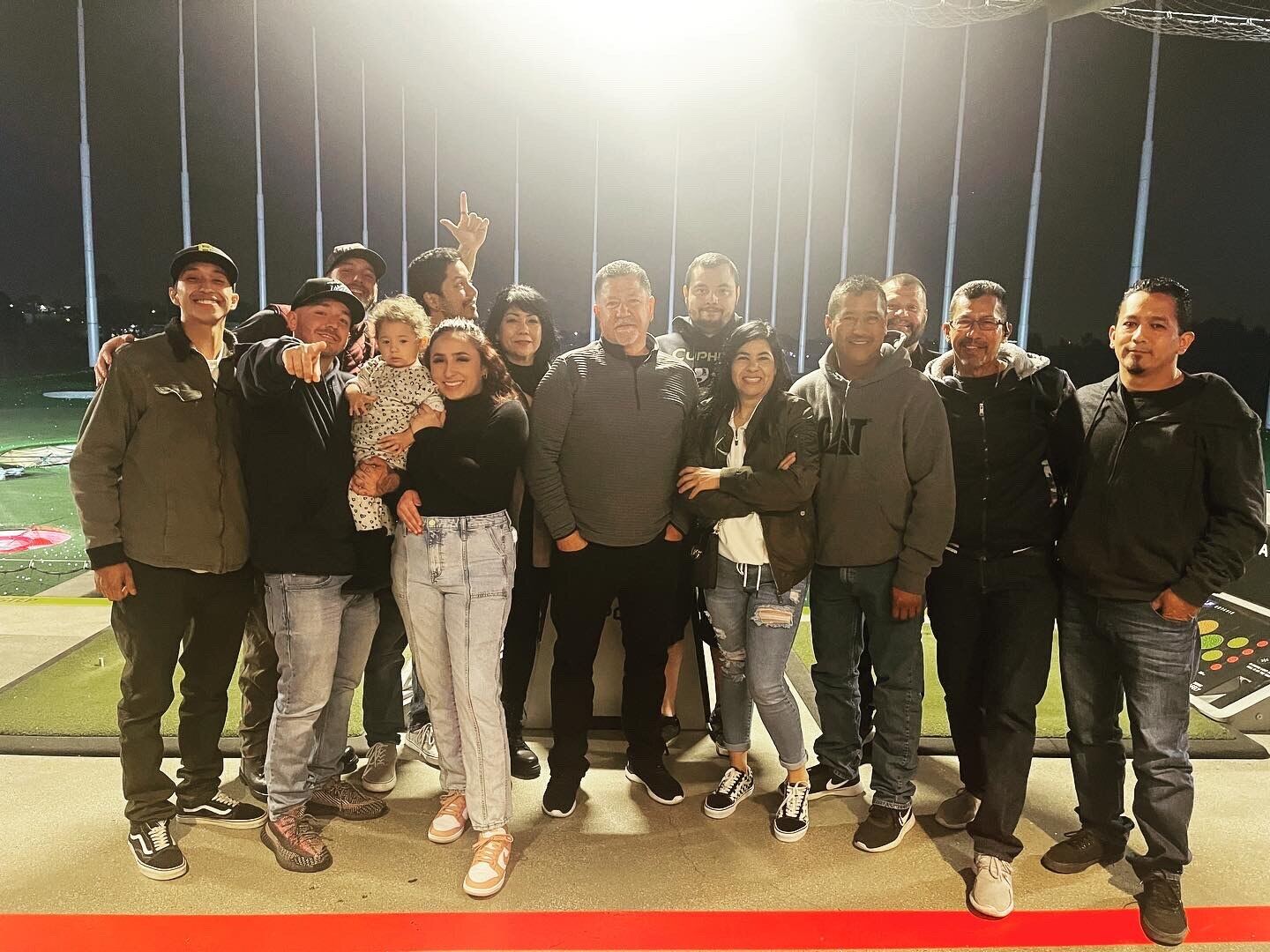 The Legend Pipeline team, including family members, at a company outing